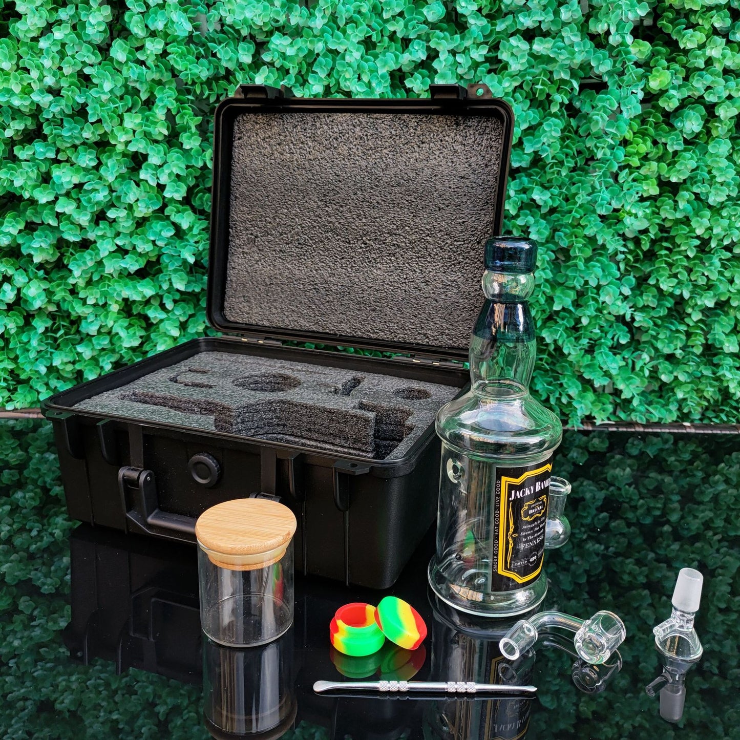 Whiskey Shaped Hookah Set Portable 8-piece Set Smoking Set