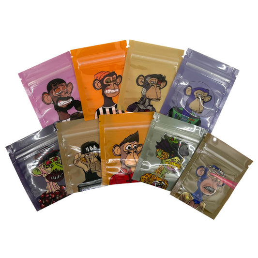 1g Mixed Mylar Bag NFT Monkey 100