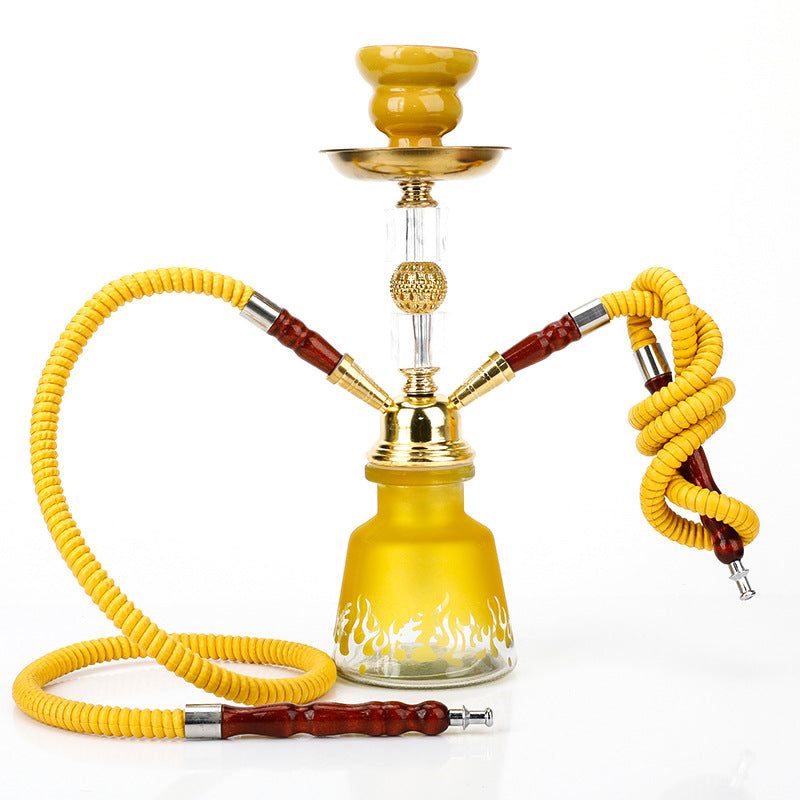 Gold Small Double Hookah