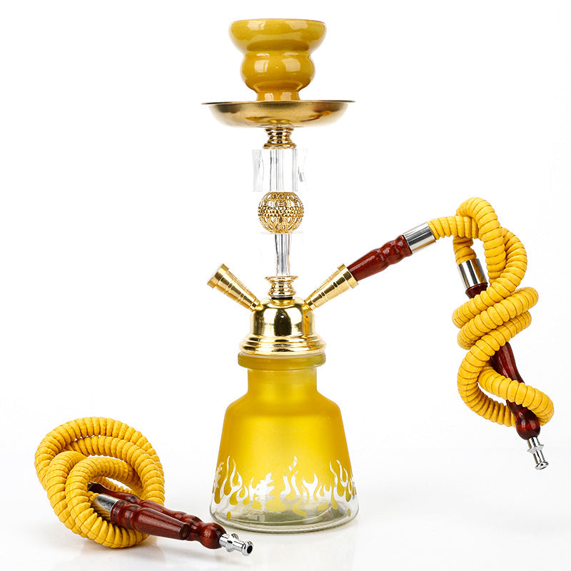 Gold Small Double Hookah