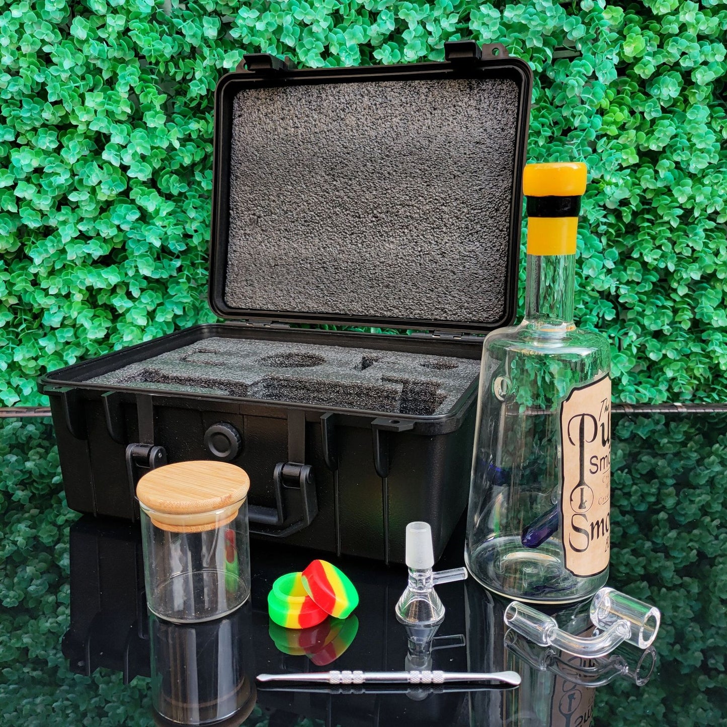 Whiskey Shaped Hookah Set Portable 8-piece Set Smoking Set