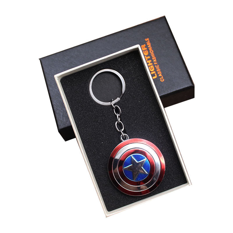 Iron Man Windproof Lighter Rechargeable Marvel Series Thor's Hammer Captain America