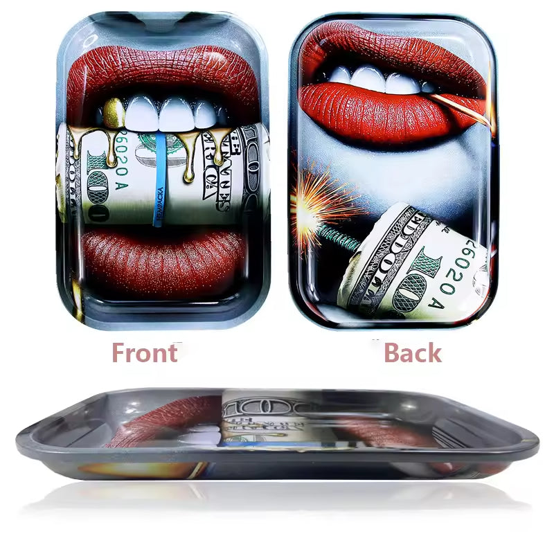28.8*18.8 Metal Tin Custom Printed Rolling Tray