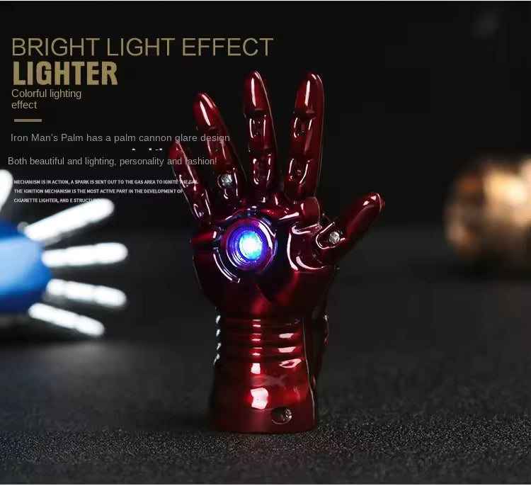 Iron Man Windproof Lighter Rechargeable Marvel Series Thor's Hammer Captain America